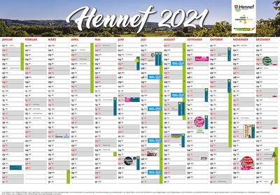Der Jahreskalender „Hennef 2021“ ist da