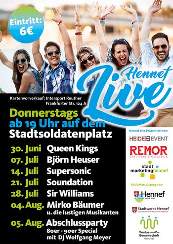 Plakat "Hennef Live"